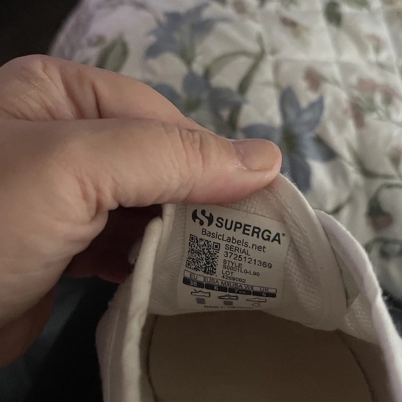 Superga 2790 Cotu Women's Lace Up Canvas Platform Trainers In White Size 38 - Picture 10 of 10